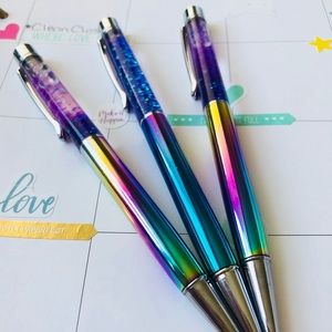 Perfect Planner Pens Floating Glitter Pens